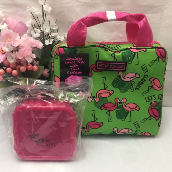 Betsey Johnson Handbags - Betsey Johnson Lunch Satchel w/Food Container